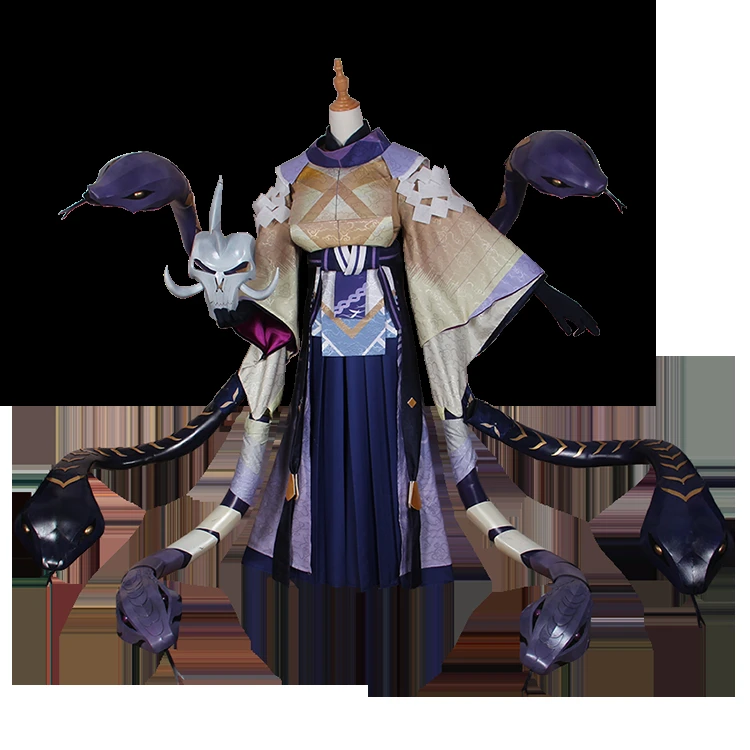 

Onmyoji игра косплей Yamata no Orochi Косплей Костюм великолепное кимоно костюм полный комплект подарок на Хэллоуин может на заказ размер