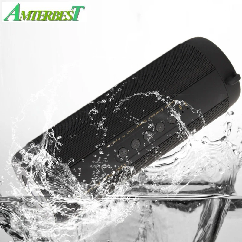 

Bluetooth-Колонка AMTERBEST T2, водонепроницаемая портативная беспроводная мини-колонка с поддержкой TF-карты, FM-радио, Hi-Fi-колонки