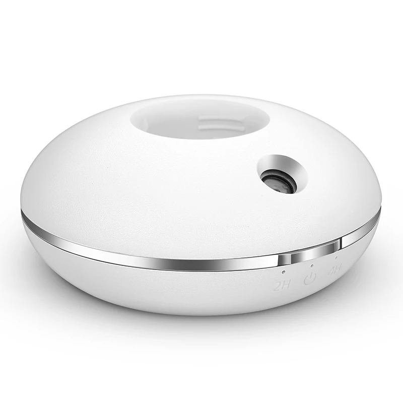Silver color ring Мини-увлажнитель воздуха USB, Автомобильный увлажнитель воздуха, портативный увлажнитель воздуха для дома, увлажнитель воздуха с аккумулятором, мини-увлажнитель - Цвет: Silver color ring