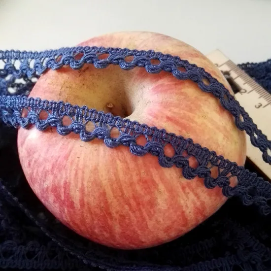 Тибетское голубое хлопковое кружево тонкая версия аксессуаров для одежды с