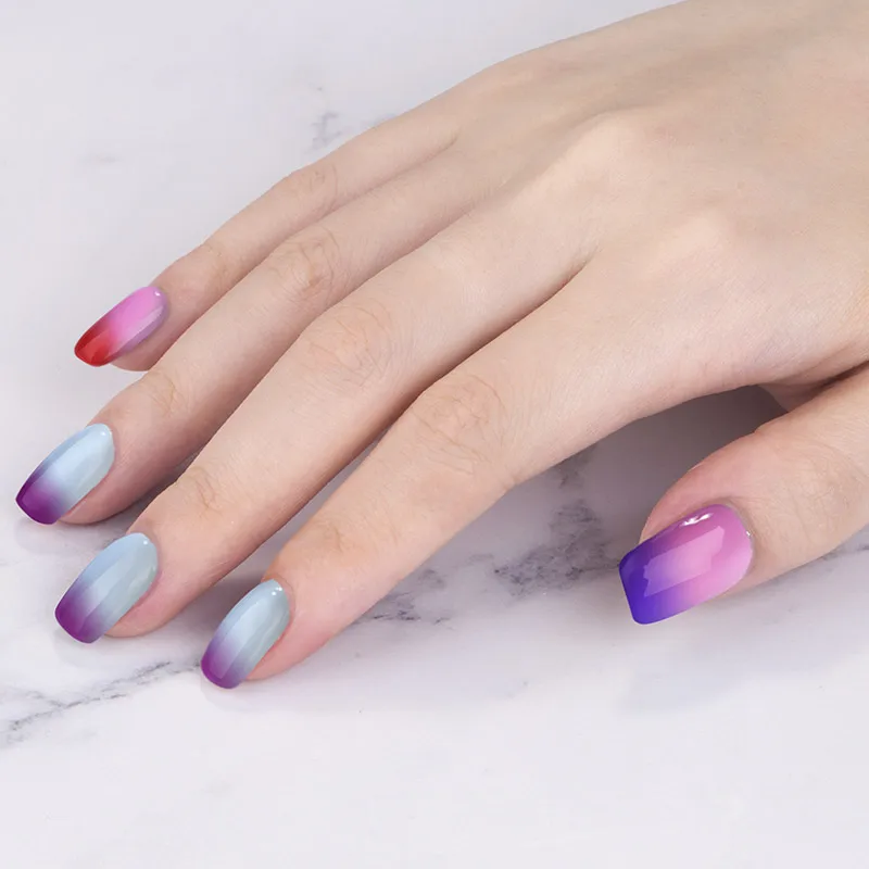 Modelones 10 мл термостойкий Гель лак для ногтей меняющий Цвет УФ гель стойкий