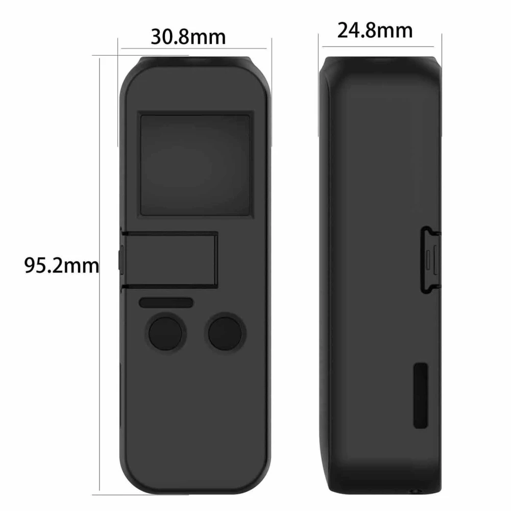 5 цветов Мягкий силиконовый чехол держатель для DJI Osmo карманная ручная камера Нескользящая Защита от царапин защита от пыли аксессуары защитные