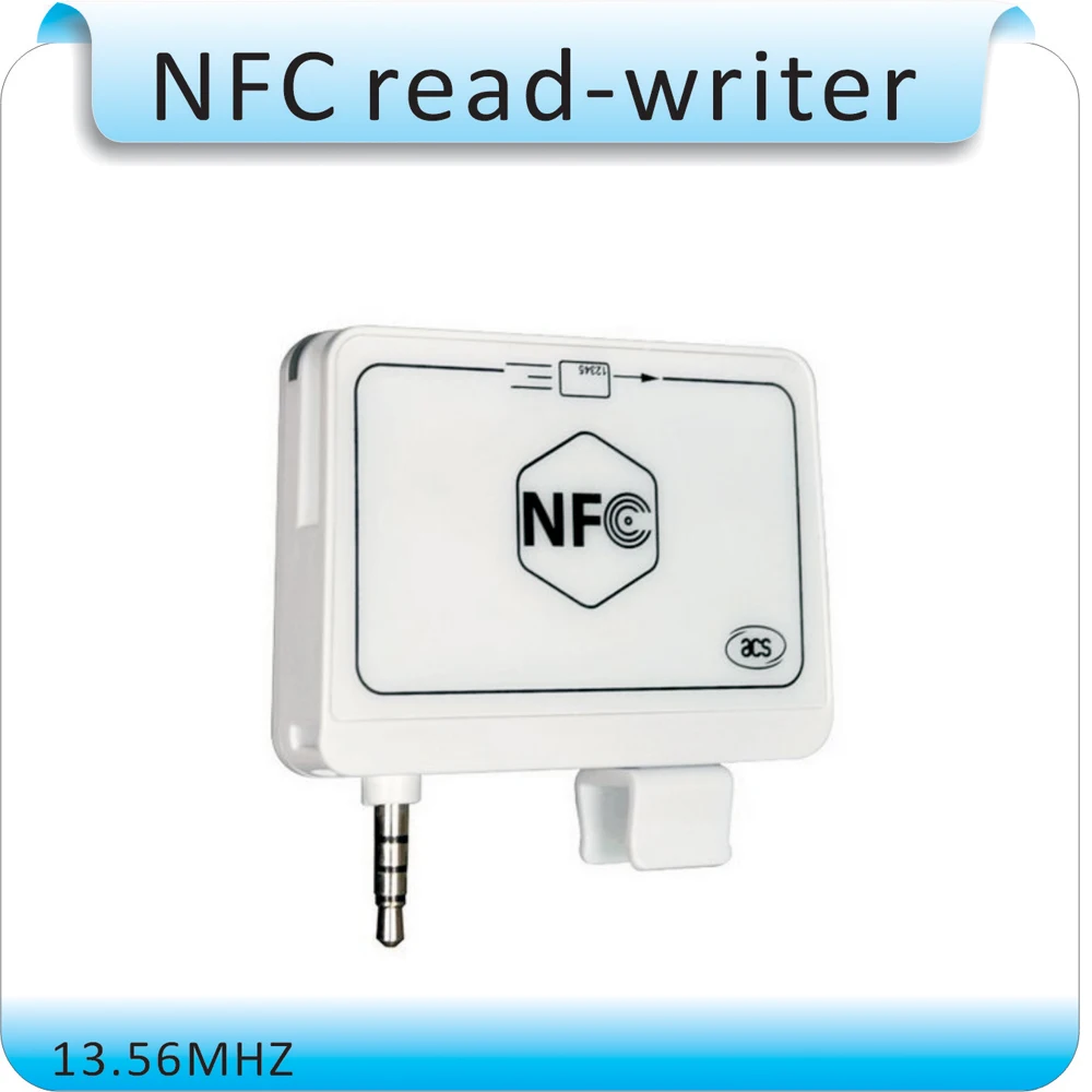 ACR35 NFC Мобильная кардридер untuk ponsel algoritma dan DUKPT kunci sistem+ английский SDK