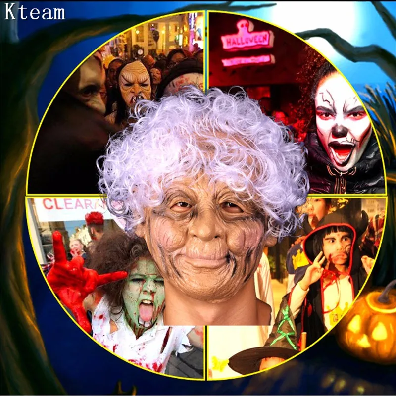 Лидер продаж новинка маска для пожилых женщин смешные маски косплея на Хэллоуин
