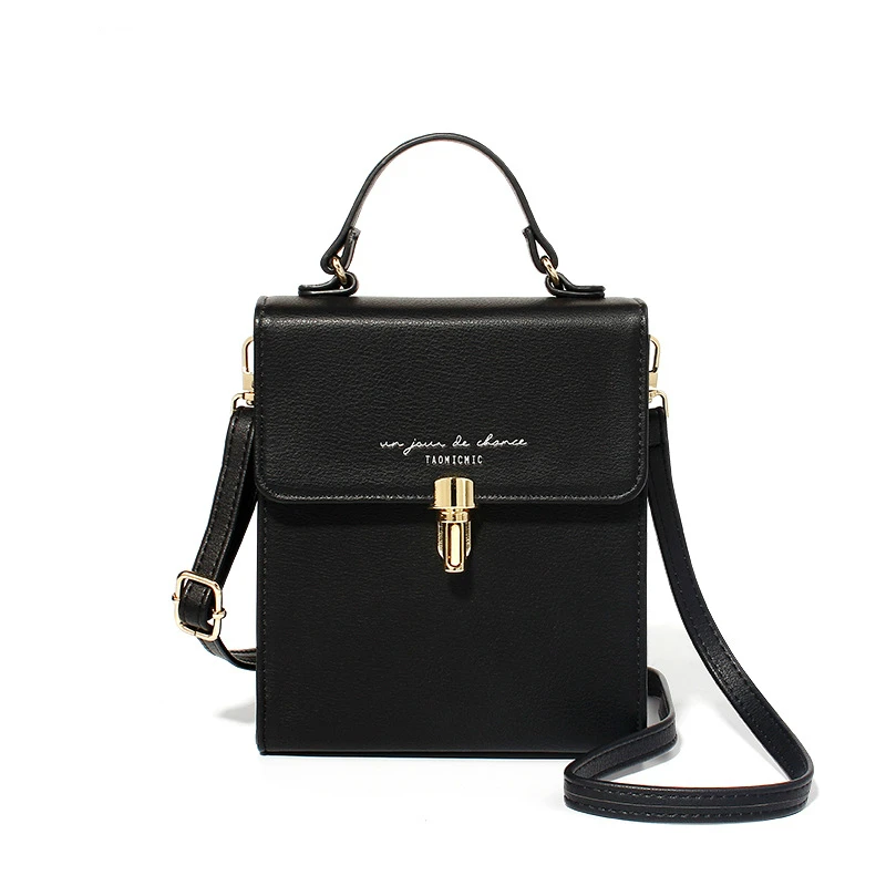 Новая женская простая сумка через плечо Корейская многофункциональная мини для