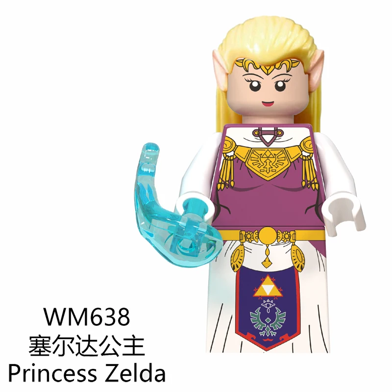 WM638 Игра в стиле принцессы Zelda Link, строительные блоки Ninjago, экшн-игрушка, diy Модель, кирпичи, куклы, игрушки для детей, WM6053 - Цвет: WM638