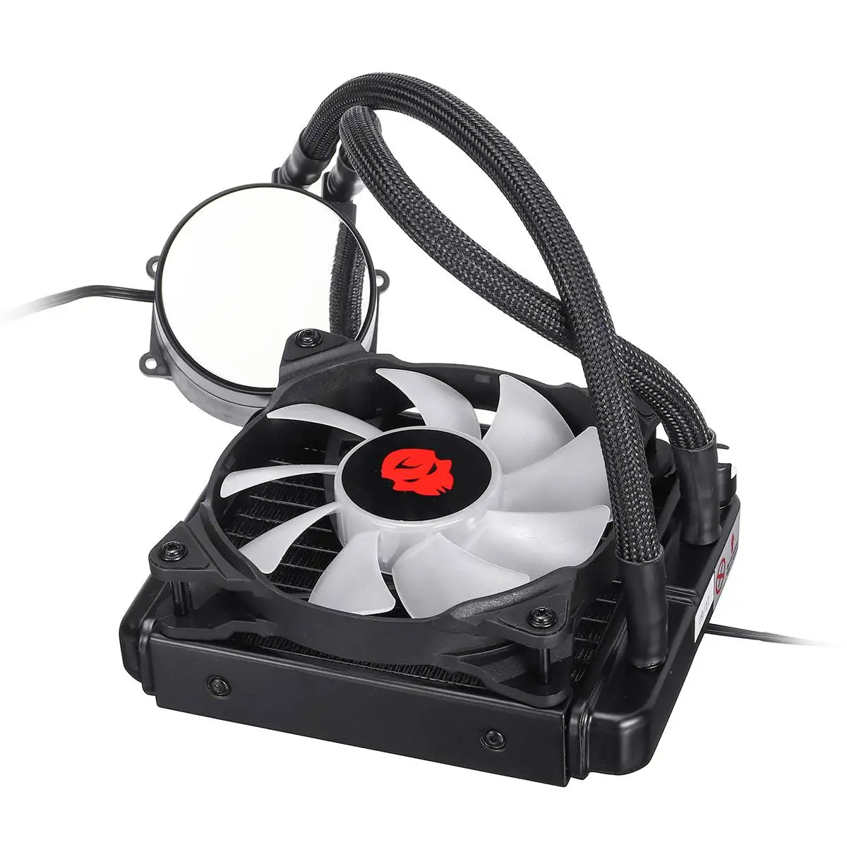 RGB cpu кулер для воды 120 мм бесшумный ПК охлаждающий вентилятор жидкостный Охлаждающий радиатор алюминиевый кулер для водяного процессора радиатор для Intel/AMD