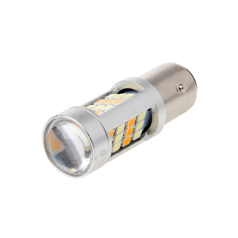 YAM 1157 BAY15D Super Bright White/Amber Switchback 2835 42 LED Light Turn Signal | Автомобили и мотоциклы