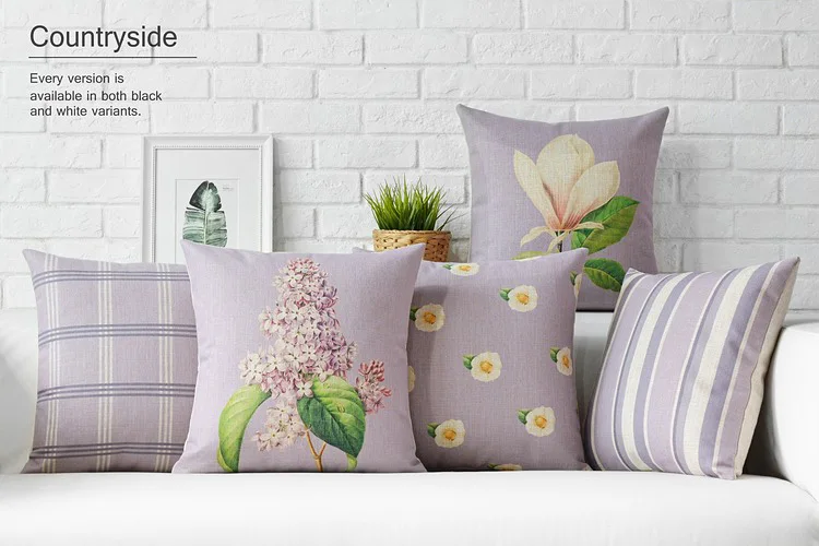 

Евро Стиль французский кантри Лавандовая Подушка Чехол постельное белье с цветочным принтом в полоску Сетка декоративная подушка чехол дл...