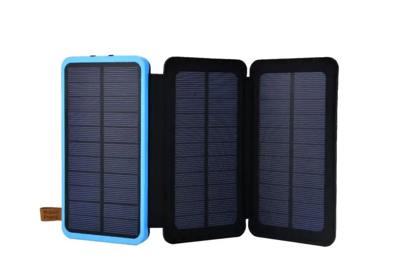 50000mAh внешний аккумулятор с солнечной панелью Внешнее зарядное устройство для