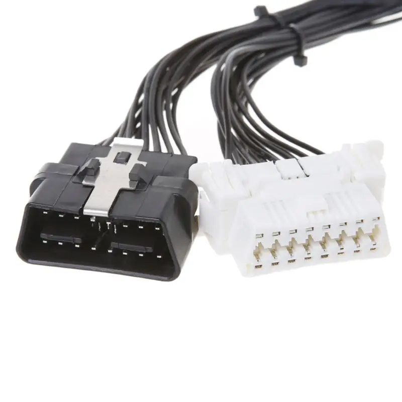 16 контактный OBD2 OBD 2 OBDii разветвитель Удлинительный кабель один штекер на два