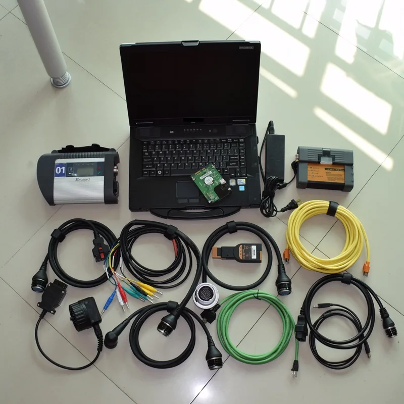 Для BMW ICOM MB Star C4 программное обеспечение в 1 ТБ HDD установлен для Panasonic Toughbook CF52