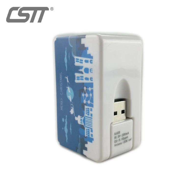 Портативный USB очиститель воздуха CSTT ионный освежитель удаляет сигаретный дым