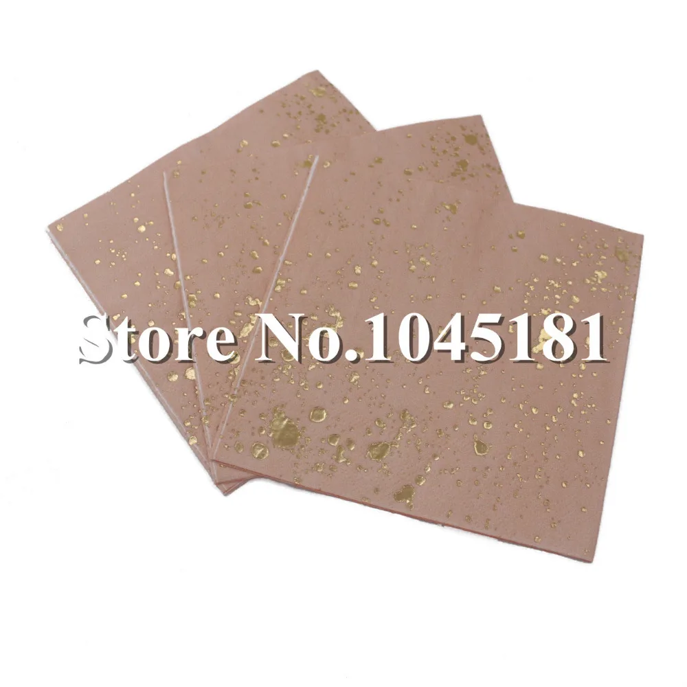 Ipalmay Румяна розовые и бумажные золотистые тарелки мраморные плиты чашки для