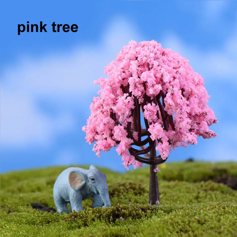 15 шт./компл. каваи дерево цветок смесь цветов деревья мох микро пейзаж Ремесел