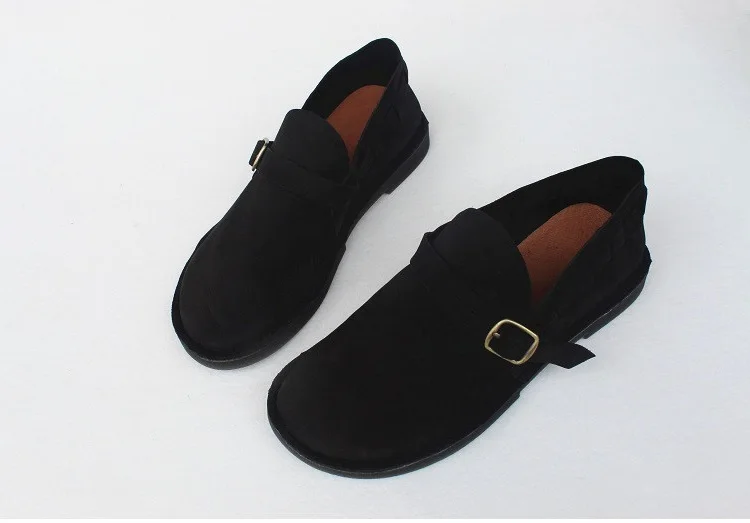 Careaymade/женские туфли из натуральной кожи на плоской мягкой подошве Удобные дышащие тонкие туфли ручной работы в стиле ретро