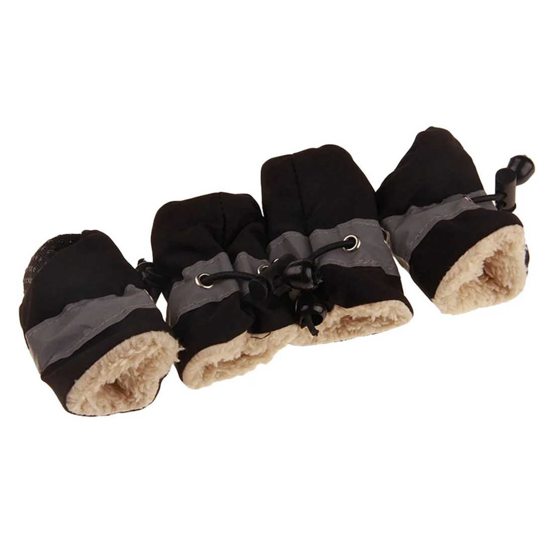 

4Pcs Waterproof Winter Pet Dog Shoes Anti-slip Rain Snow Boots Footwear Thick Warm For Small Cats Dogs Puppy Dog Socks Booties