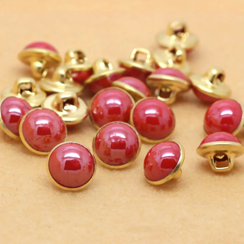 20 шт 10 мм кнопки Круглый глазного яблока декоративные пуговицы для шитья меди