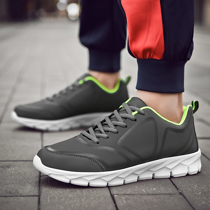 Big Size38-48 Men Casual Shoes Walking Comfy Brethable Light Weight for Cushioning Lace Up Black Grey New | Обувь