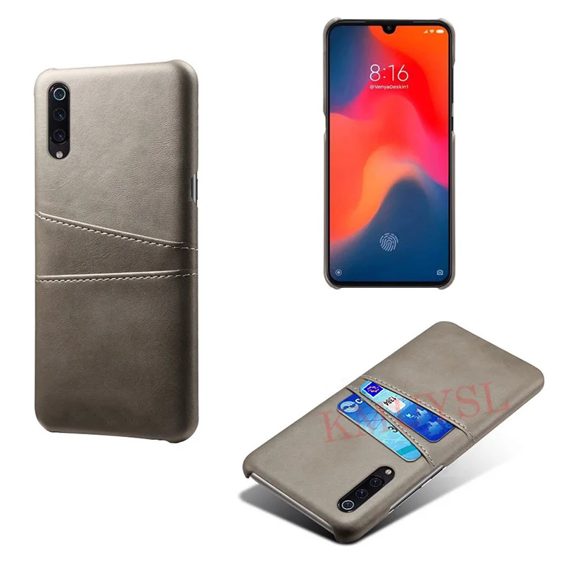 Кожаный держатель для карт чехол для телефона для Xiaomi mi 9 mi 9 SE жесткий кошелек чехол для Xiaomi mi 8 Lite mi 8 SE чехол бизнес Fundas Coque