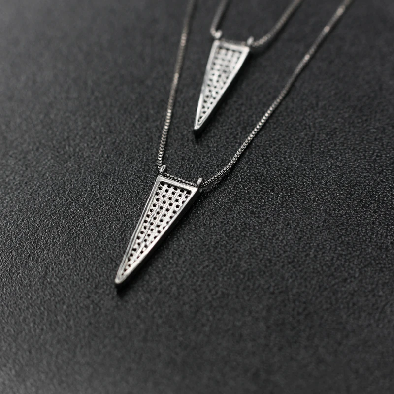 Треугольные ожерелья лидер продаж модная повседневная индивидуальная цепочка