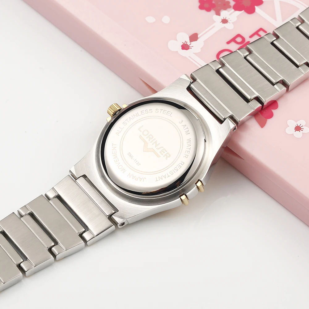 Женские часы Роскошные водостойкие Reloj Mujer наручные из нержавеющей стали женские