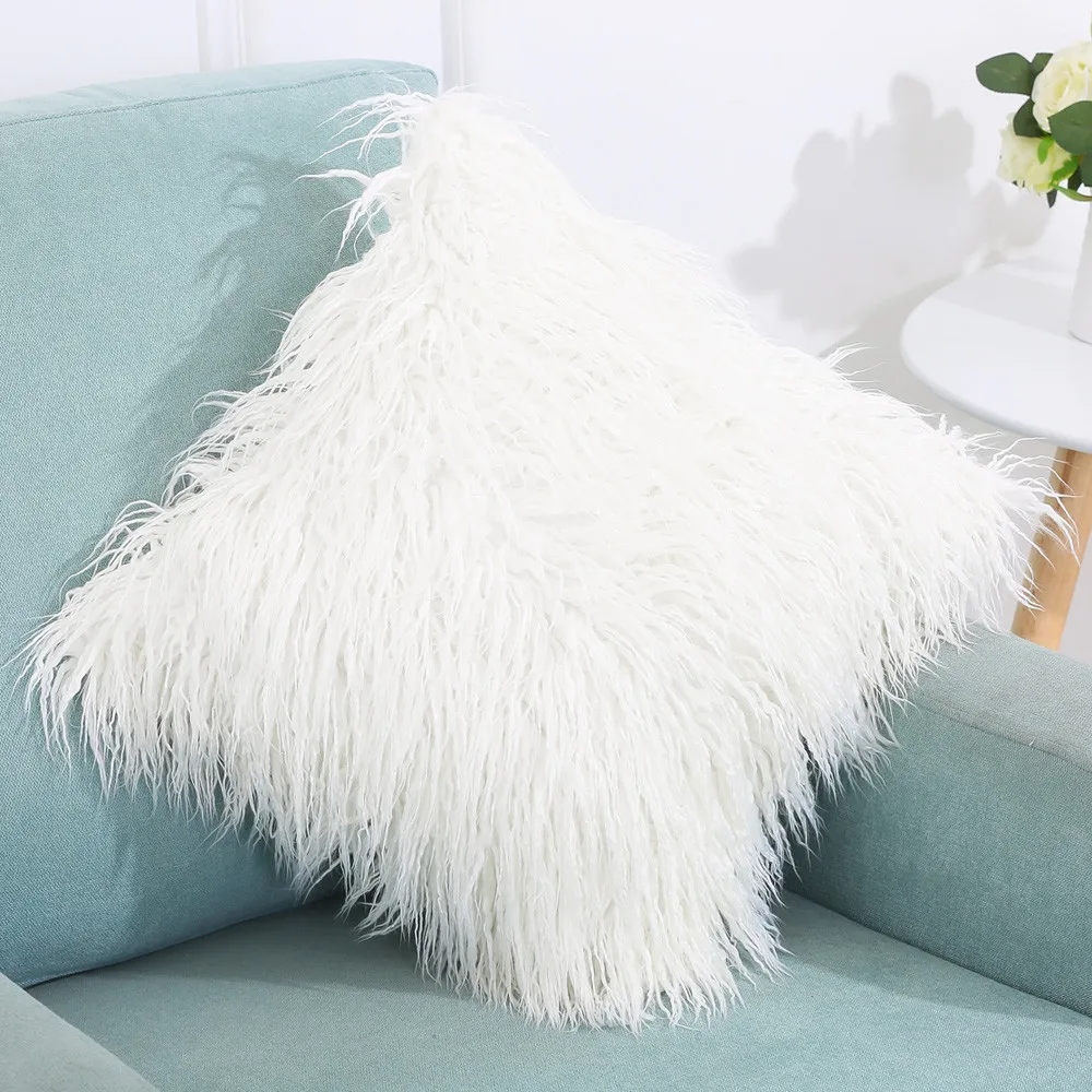 

Plush Fashion Throw Pillow Cases Cafe Sofa Cushion Cover Pillowcase Pillow Covers For Car Sofa bed home decoration cushion#80