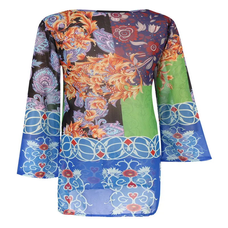 Новинка 2017 женская шифоновая накидка для пляжа с принтом|wear womens|wearing dresswear beach |