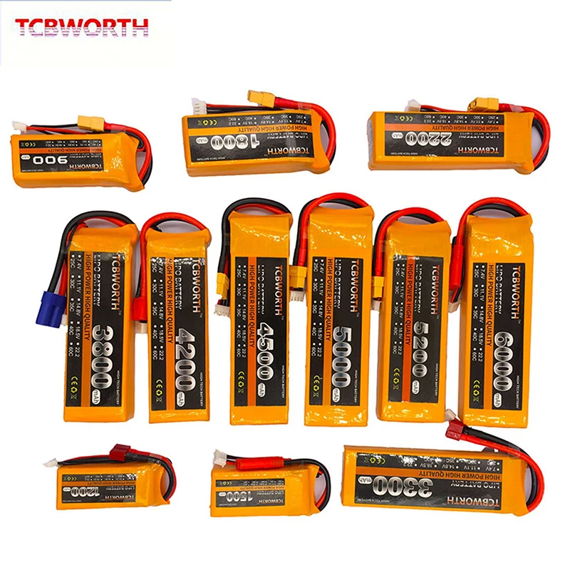 Новые 3S RC игрушки LiPo Батарея 11 1 V 1800 2600 3500 4500 5200 6000 мА/ч 25C 35C 60C для радиоуправляемый