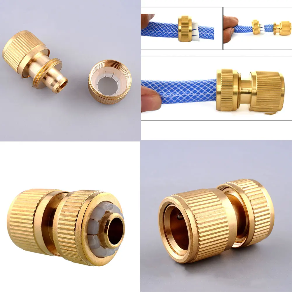 Трубка латунь кран подсоединительный фитинг 1/2 &quotбыстрая Автомойка садовый