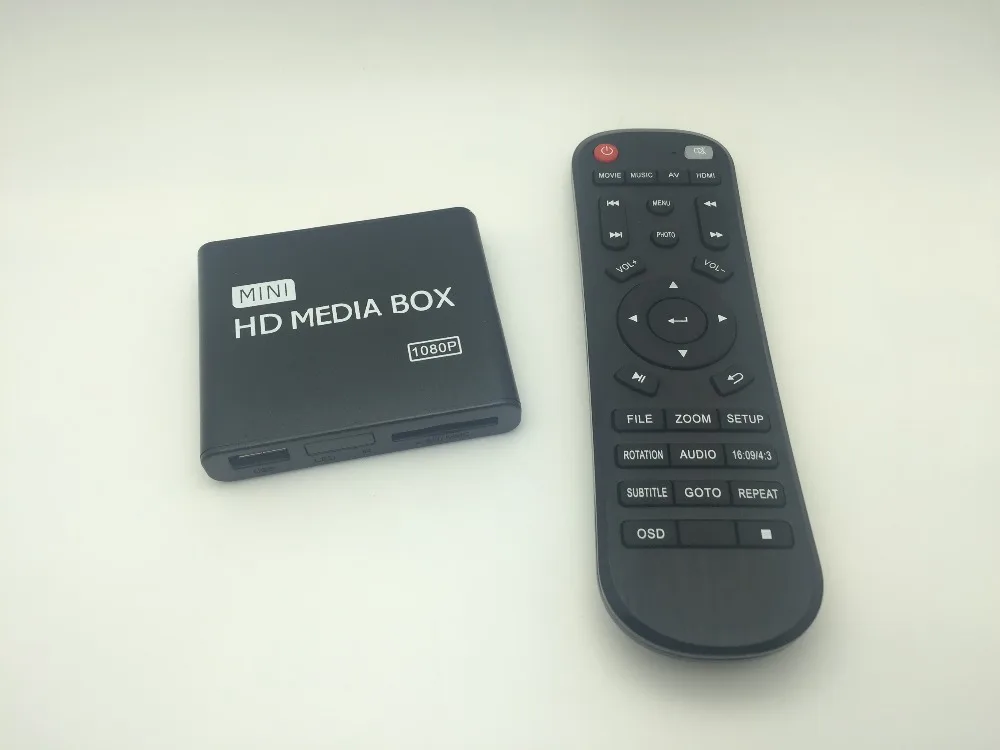 Full HD 1080P Автомобильный медиаплеер HDMI, AV выход, SD/MMC кардридер/USB хост, бесплатный автомобильный адаптер подарок и