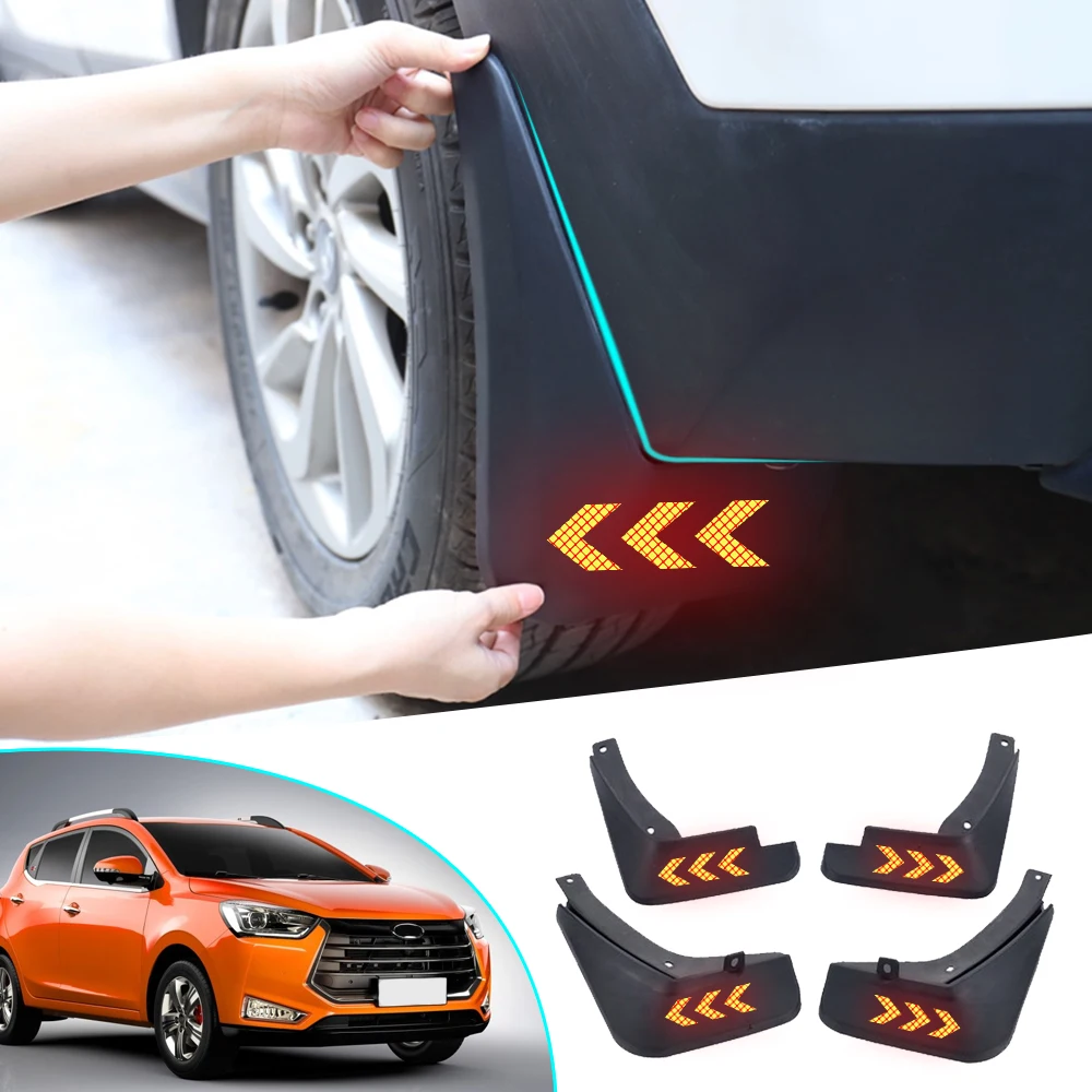 Для JAC Refine S2 Автомобильные Брызговики, брызговики, автоматические Брызговики, защитные светоотражаПредупреждение Брызговики, 4 шт