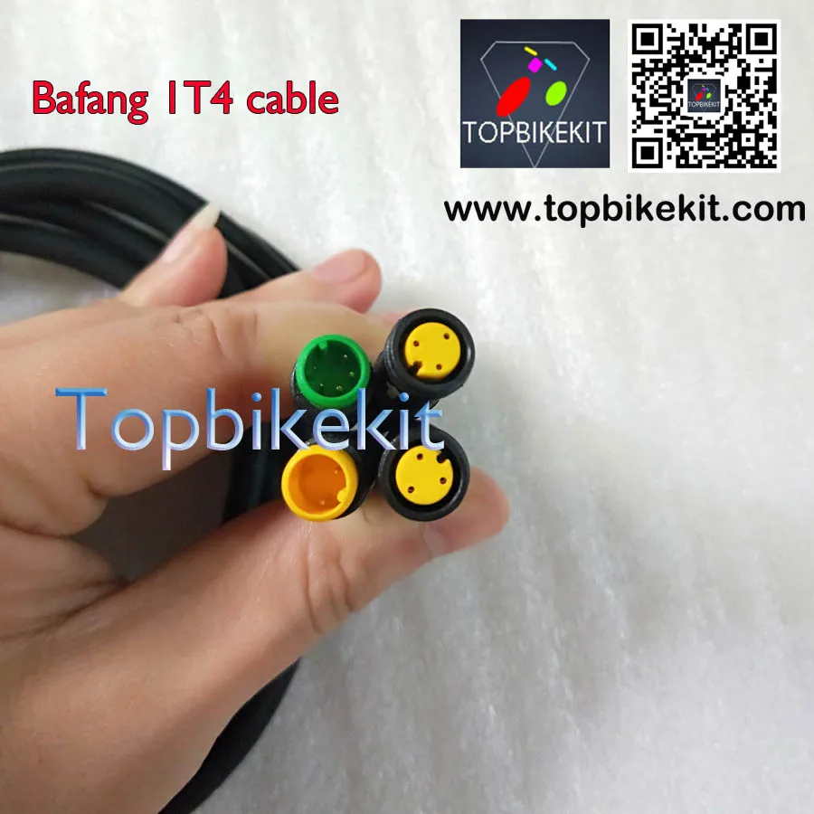 Для 8Fun Bafang 1T4 Удлинительный кабель среднего привода bbs01/bbs02/bbs03/BBSHD центральный двигатель с водонепроницаемым разъемом Higo