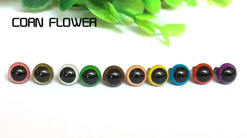 Многоцветный 5-18 мм смешанные цвета Глаза животных безопасности Eyes-100pcs - Цвет: Многоцветный