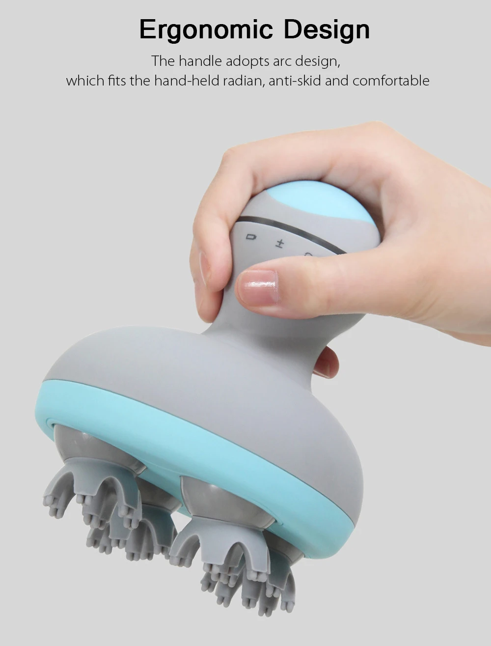 Xiaomi Youpin мини-массажер для головы 3D стерео массаж влажный и сухой 6 видов массажа ручной массажный инструмент умный дом