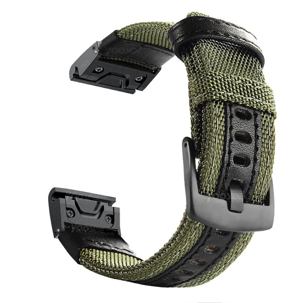 22 мм Quick Fit Fenix 6 напульсник Sweatproof NATO нейлоновый ремешок для часов Garmin Fenix 5/5 Plus/Instinct/Quatix 5