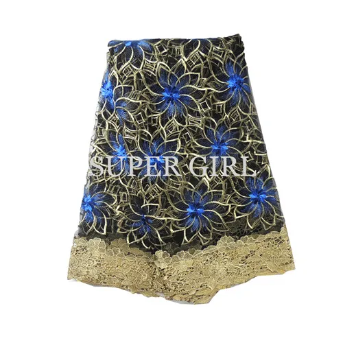 Новое поступление африканских кружевных тканей высокого качества зеленый шнур