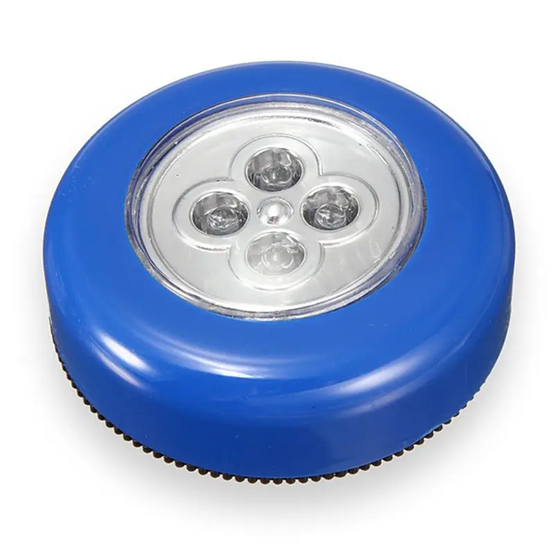 Миниатюрная светодиодная Ночная лампа в форме синих колес с питанием от