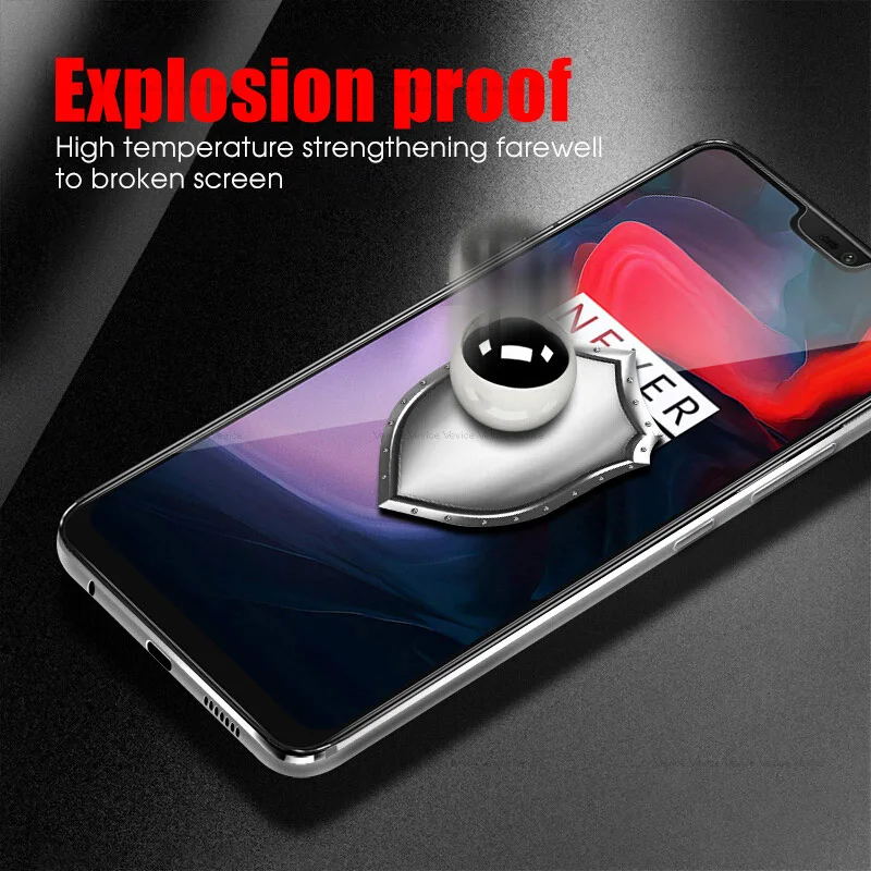 5D закаленное стекло на для Oneplus 6 6 T 5 T 5 Полное покрытие протектор экрана для Oneplus6 One Plus 6 t 5 t 1+ 6 1+ 5 Защитная стеклянная пленка
