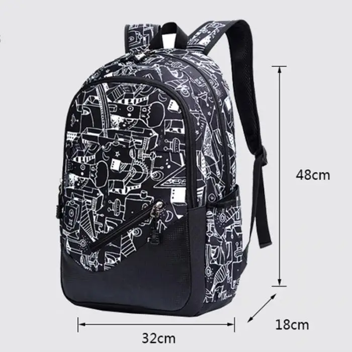 Outdoor Backpack Waterproof Large capacity Lightweight Knapsack Schoolbag Fashion City Jogging Bags for Student XR-Hot