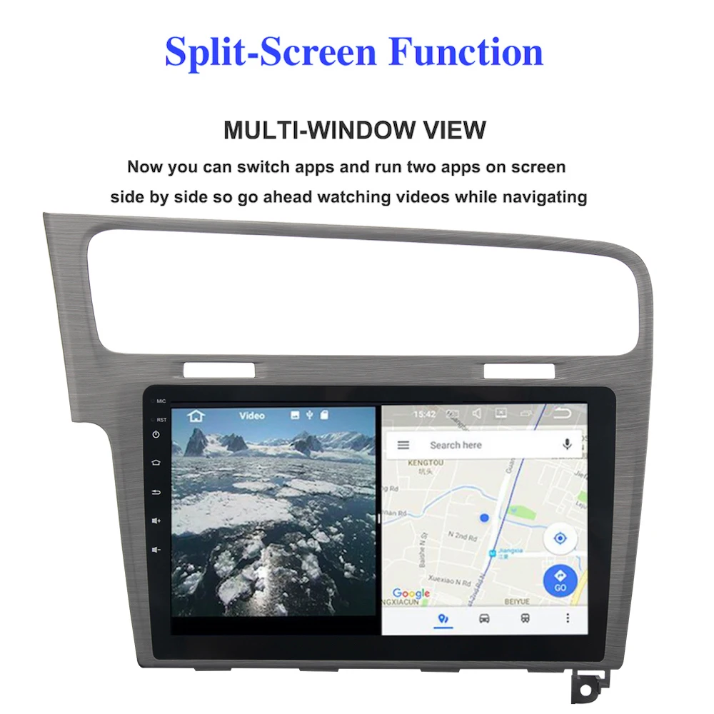 10," ips Android 9,0 Автомагнитола gps для VW Golf 7 мультимедиа 2013 Авто Стерео NAVI головное устройство Авторадио USB BT