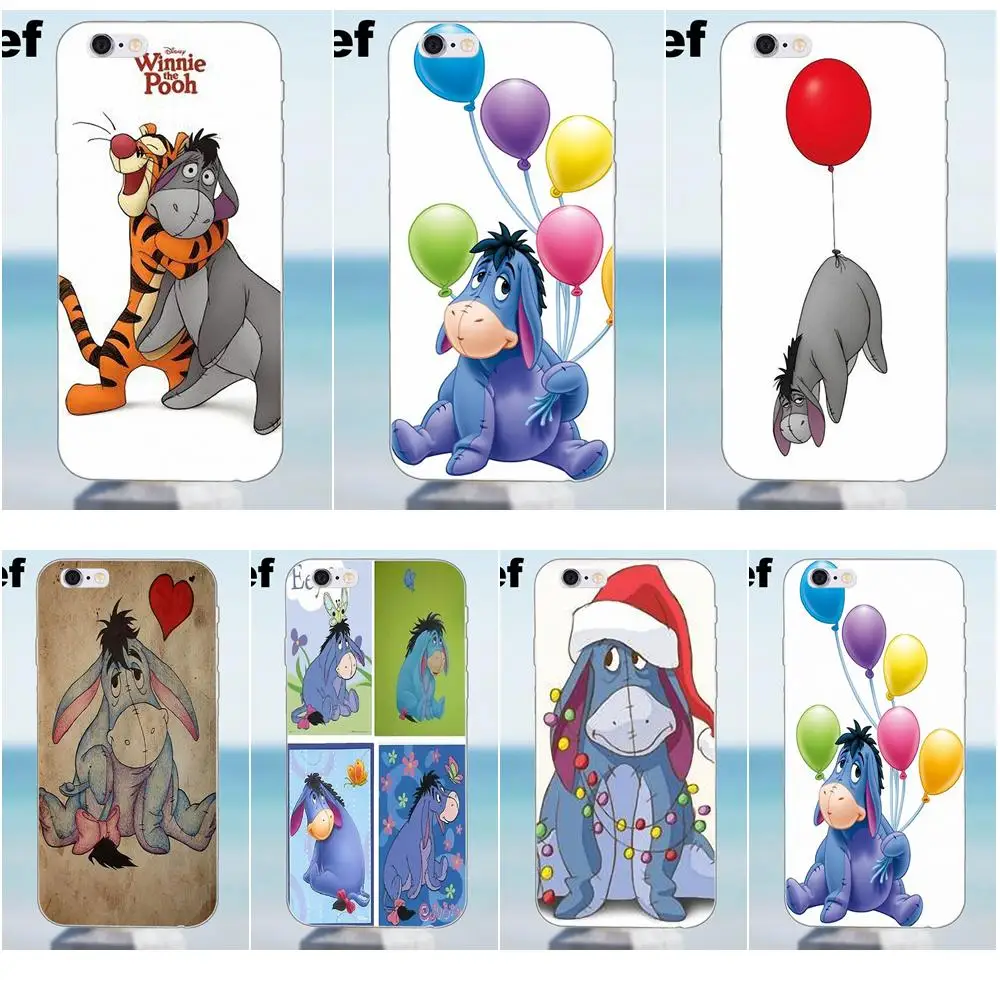 Для iPhone 4 4S 5 5S 5C SE 6 6S 7 8 Plus X Samsung Galaxy A3 A5 J1 J3 J5 J7 2016 2017 чехлы из ТПУ с рисунком Ослика|for