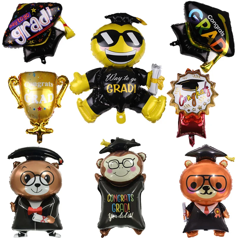 1 шт. Поздравляю Град воздушные шары Выпускной воздушный шар Globos Back To School