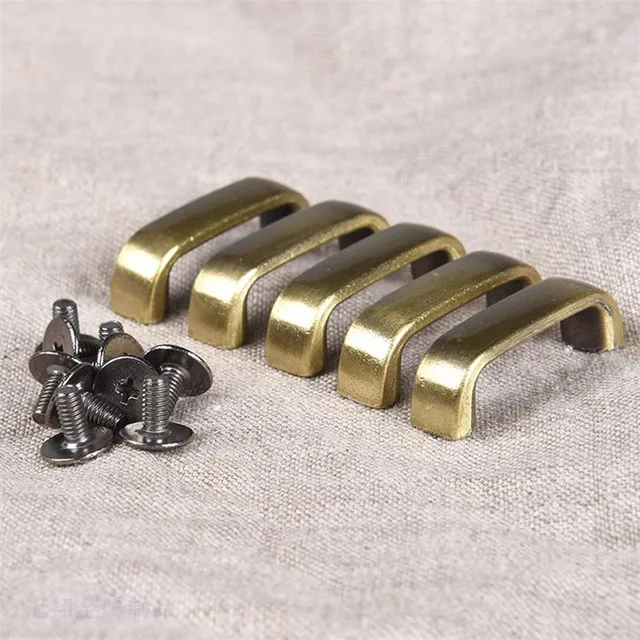 Brass 10 шт., сделай сам, арочный мост, фиксирующая пластина, ручная работа, кожаная сумка с заклепками, чемодан, аксессуары для замены, Кожевенная пряжка - Цвет: Brass