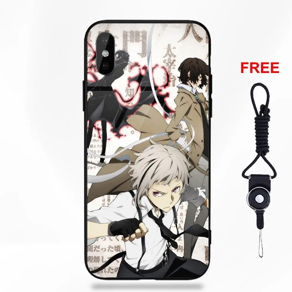 Vvcqod Japan Anime Bungou Stray Dogs Season 2 For Apple iPhone 5 5C 5S SE 6 6S 7 8 Plus X XS Max XR | Мобильные телефоны и
