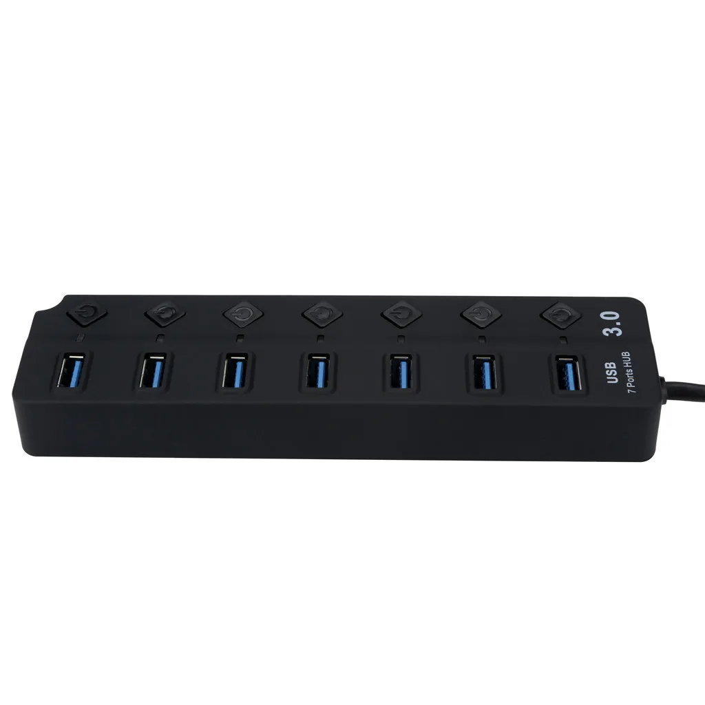 Концентратор 7 портов независимый ключ 3 0 концентратор USB разветвитель