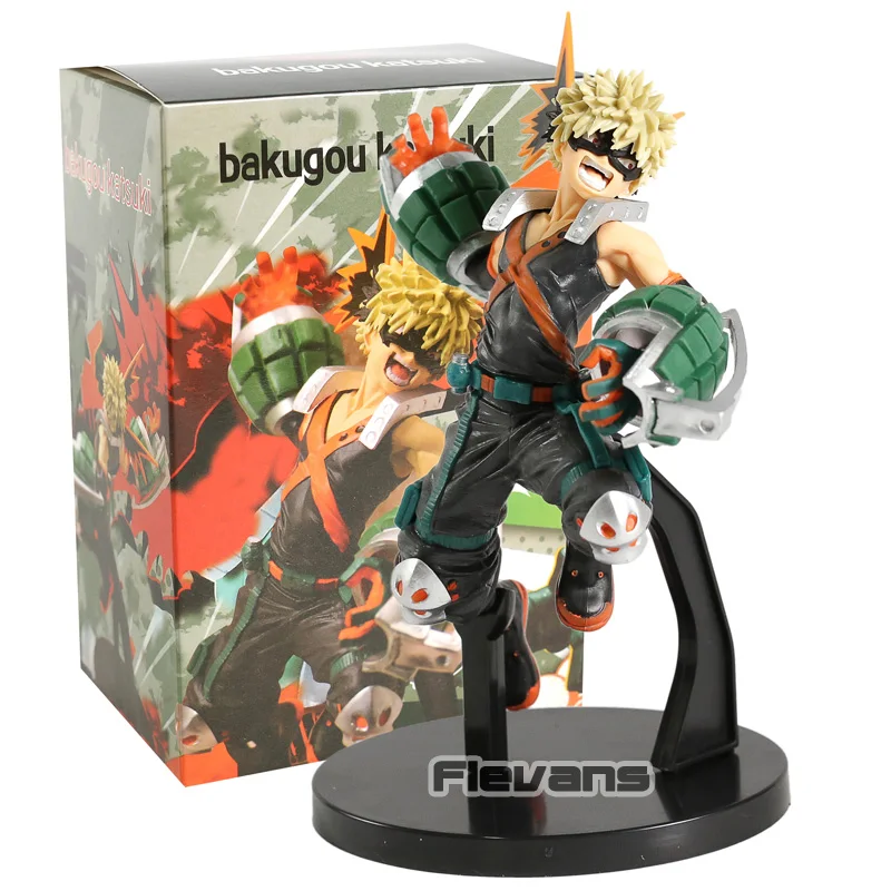 Bakugou box My Hero Academy Midoriya Bakugou Todoroki удивительные герои ПВХ фигурка Коллекционная модель игрушки - Цвет: Bakugou box