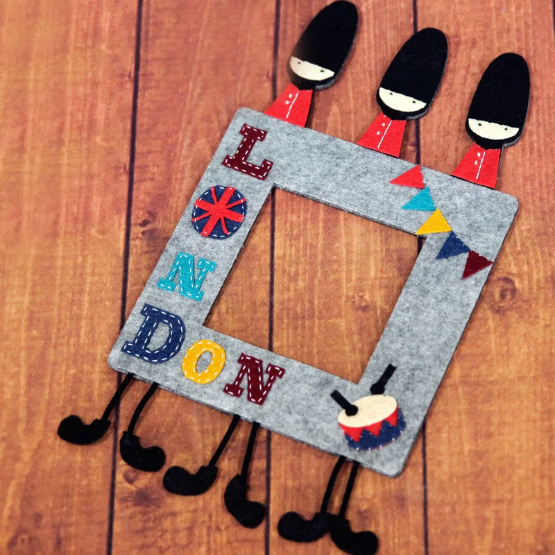 Солдатский стиль мультяшный войлок переключатель наклейка для детей Забавный DIY