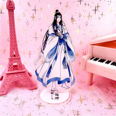 15 см Новое поступление анимация MO DAO ZHU SHI LAN ZHAN Wen Ning Kiten Лиса животные акриловая стоящая тарелка домашний стол держатель украшения - Цвет: 7