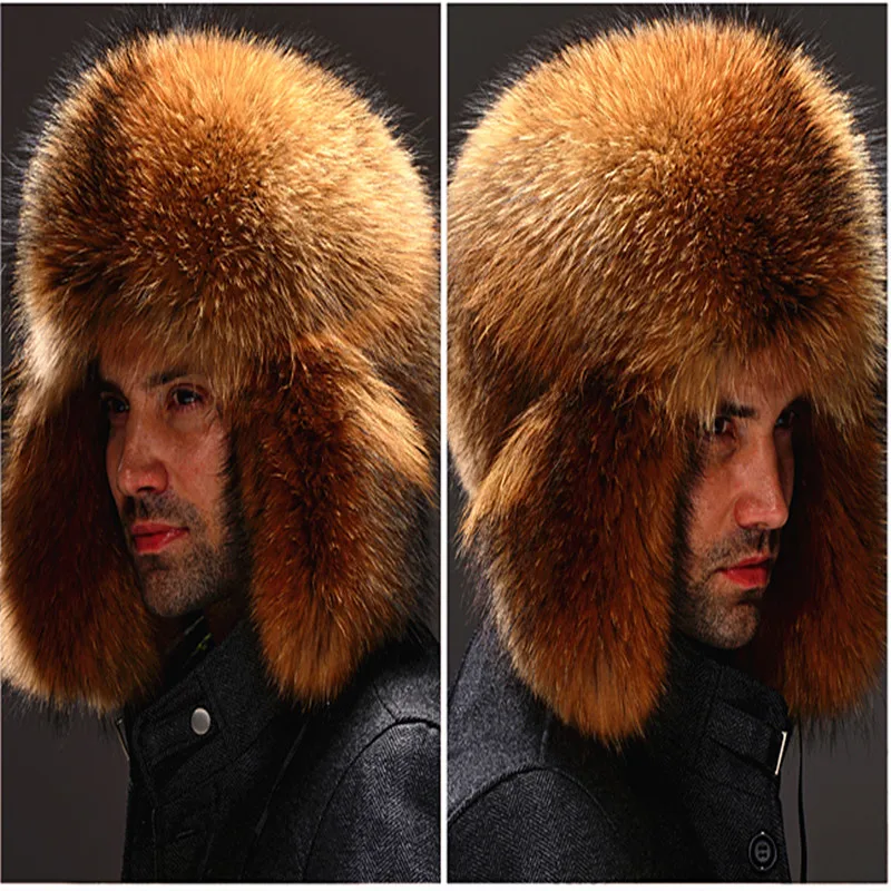 Lei Feng шапка из натурального меха енота зимняя меховая лисы с ушками принцессы для